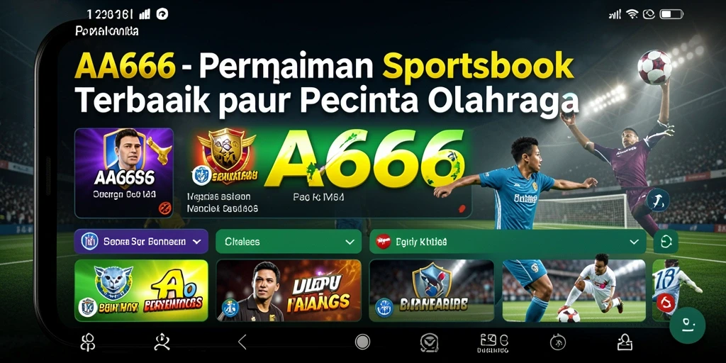 Tampilan menarik dari gameplay taruhan olahraga di AA666.