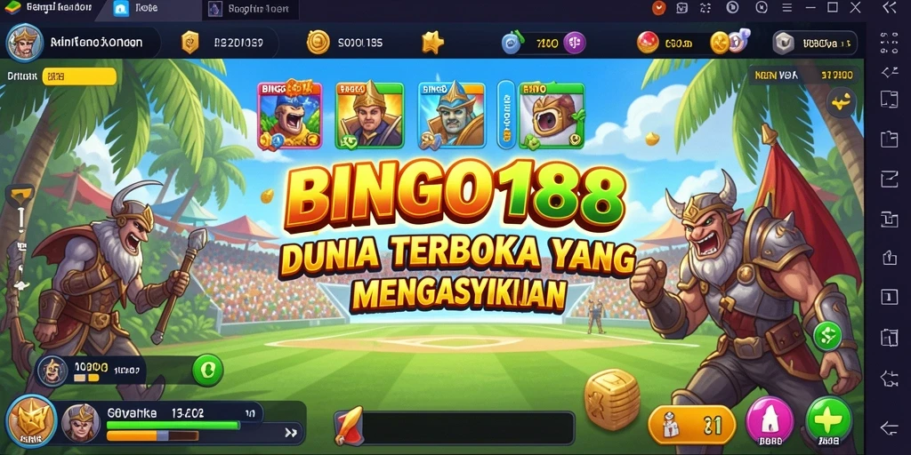 Tampilan gameplay Open World yang menakjubkan di BINGO188.