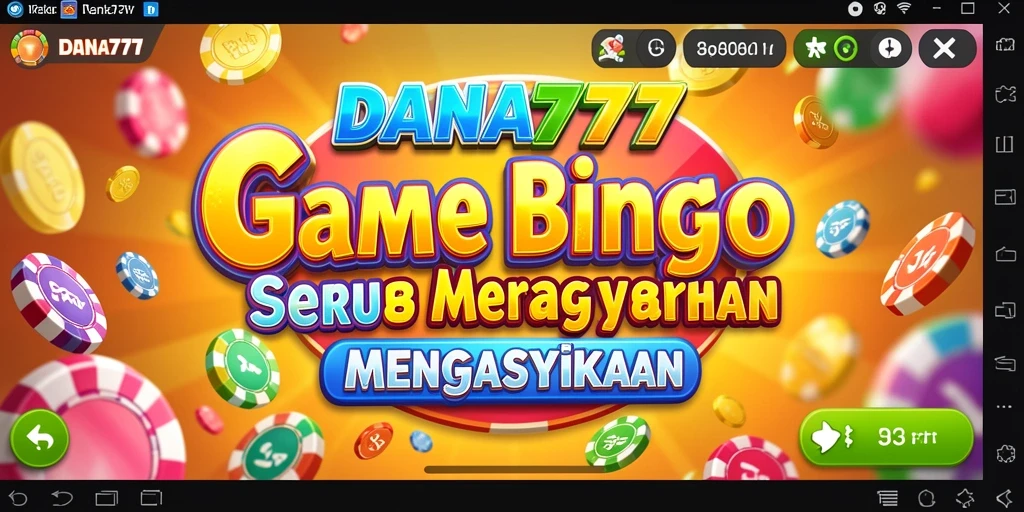 Tampilan gameplay menarik dari DANA777 Bingo.