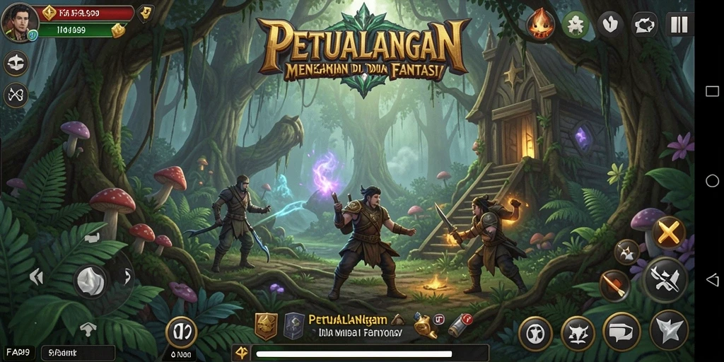 Gameplay menegangkan FA99 menampilkan dunia petualangan yang penuh tantangan.