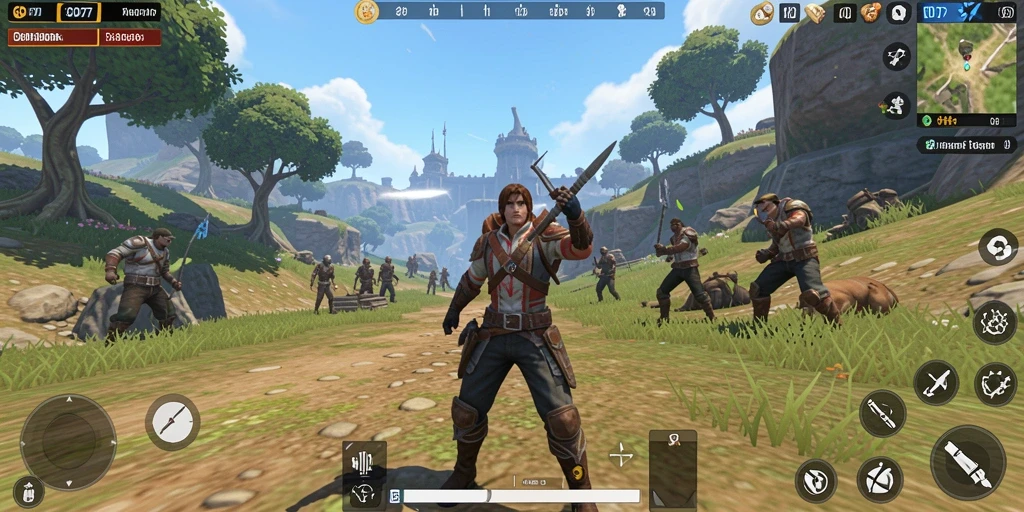 Gameplay dinamis dalam dunia terbuka yang luas dan menakjubkan.