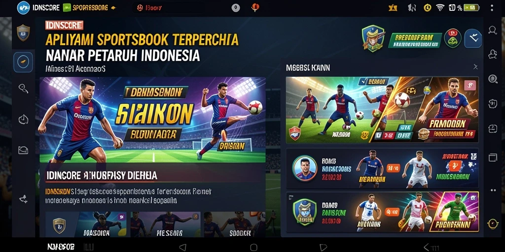 Screenshot utama IDNSCORE menampilkan pengalaman taruhan yang menarik.