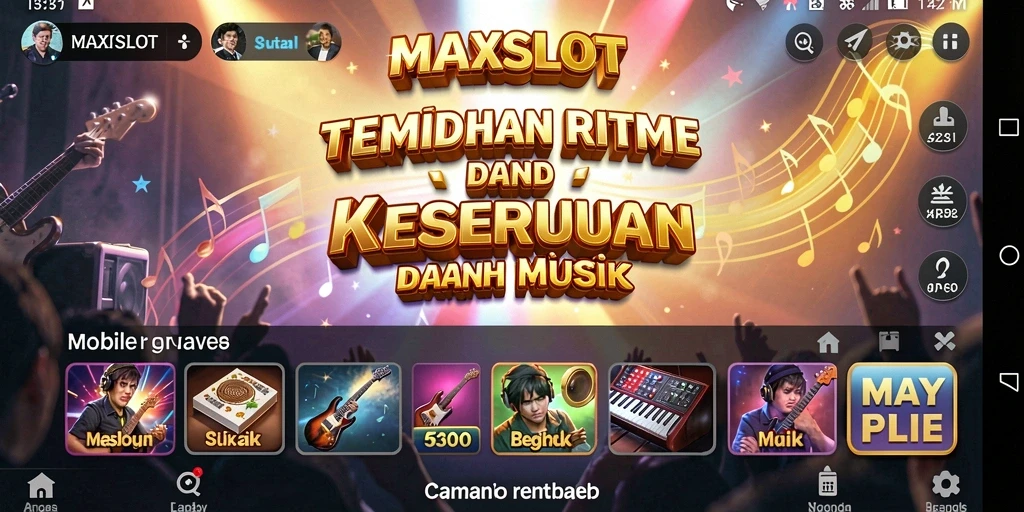 Tampilan gameplay MAXSLOT yang penuh warna dan interaktif.