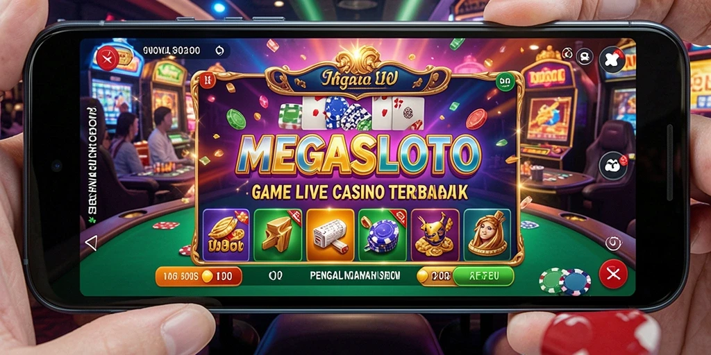 Gameplay seru dan interaktif di MEGASLOTO Live Casino.