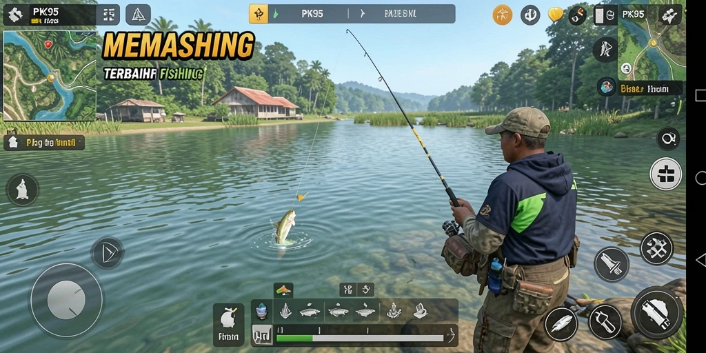 Tampilan gameplay PK95 yang seru dan memikat.
