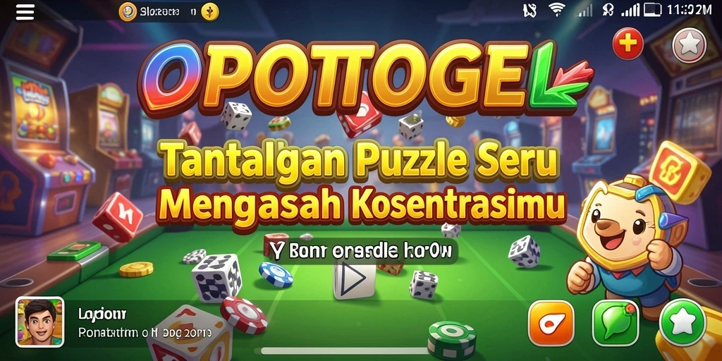 Screenshot gameplay <strong>POPOTOGEL</strong> yang menampilkan balok warna-warni dalam puzzle menarik.
