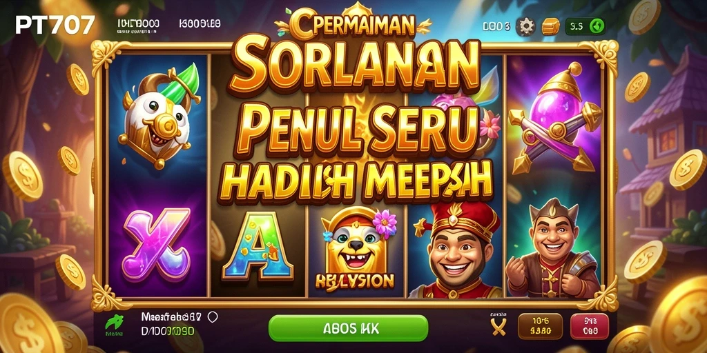Tampilan gameplay slot PT707 yang menarik dan penuh warna.