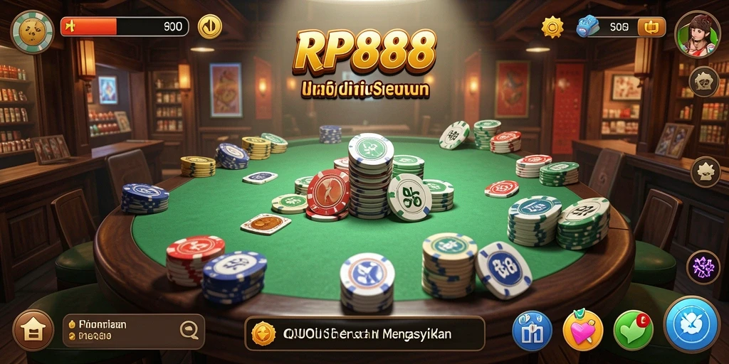 Tampilan gameplay QiuQiu yang menegangkan dan seru.