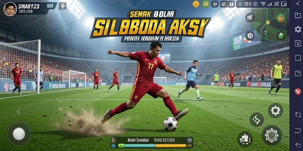 Tampilan luar biasa dari gameplay sepak bola di SINAR123.