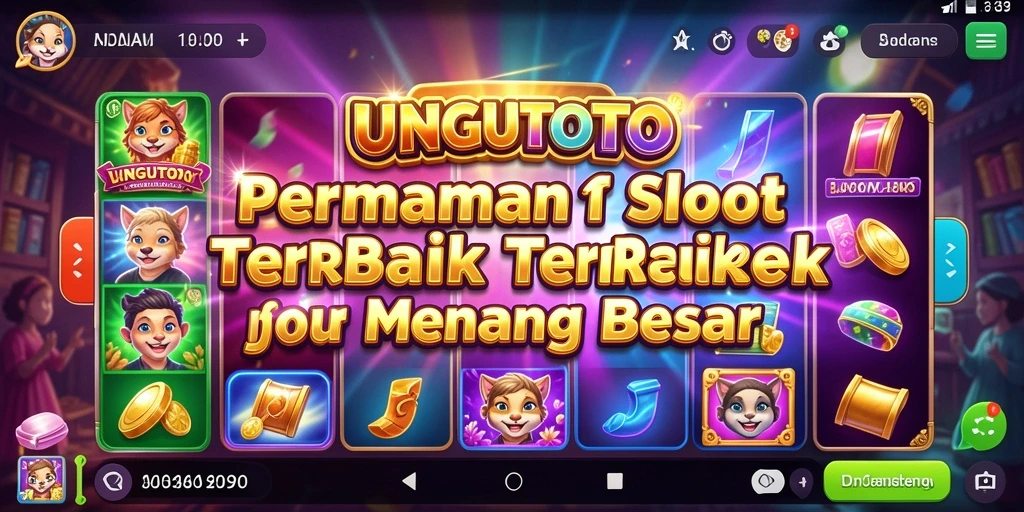Tampilan menarik dari gameplay UNGUTOTO dengan fitur Slot yang mencolok.