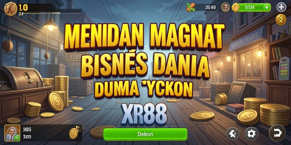 Tampilan menarik dari gameplay XR88 yang menggambarkan dunia Tycoon.